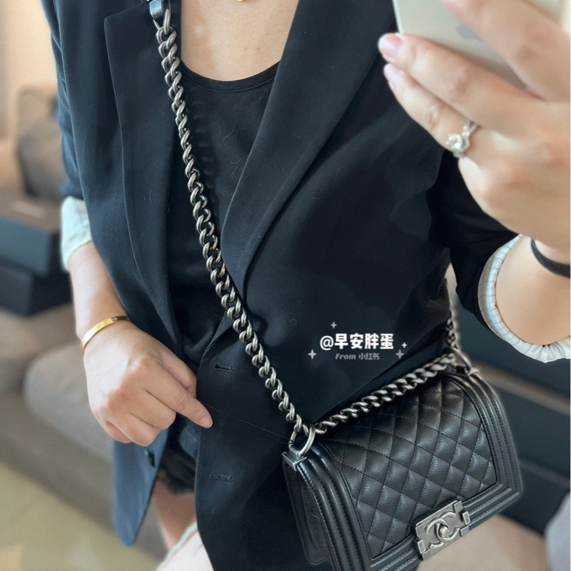 Chanel香奈儿 leboy小号-4