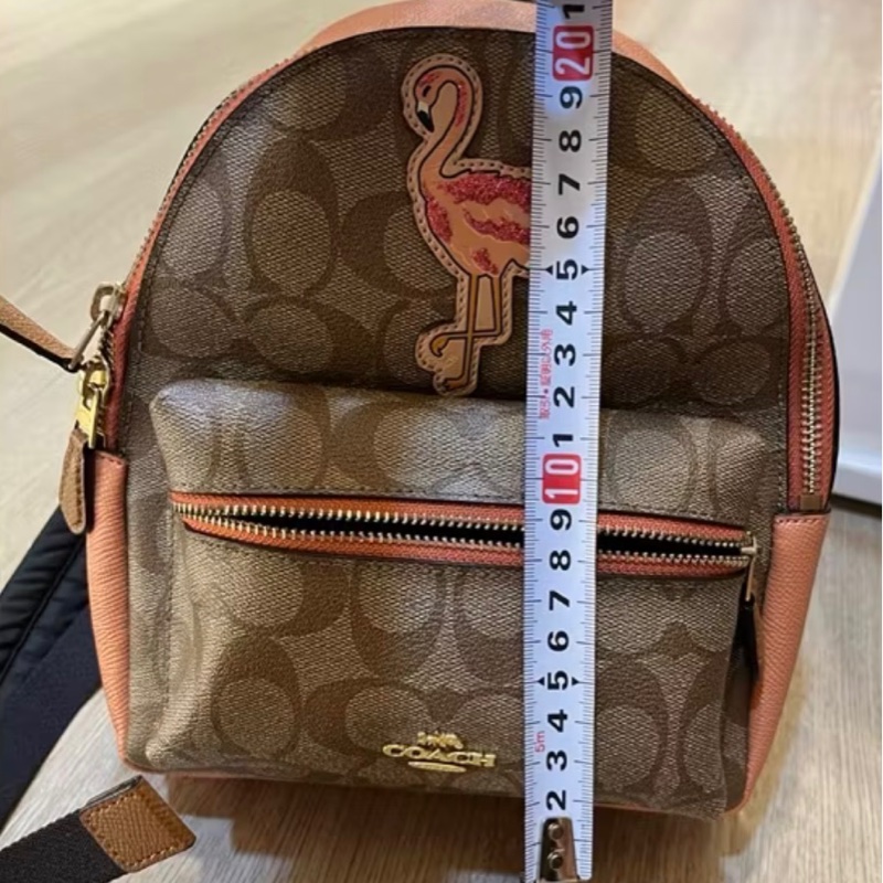 coach紅鶴聯名款後背包-2