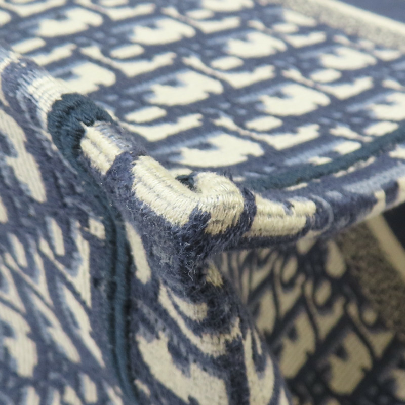 藍色 Oblique帆布 Book Tote 大型 托特包【DIOR 迪奧】 M1286-8