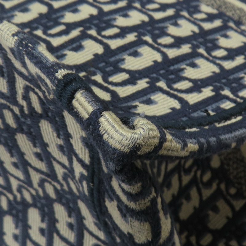 藍色 Oblique帆布 Book Tote 大型 托特包【DIOR 迪奧】 M1286-10