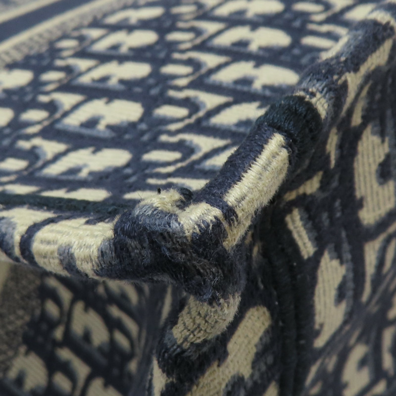 藍色 Oblique帆布 Book Tote 大型 托特包【DIOR 迪奧】 M1286-11