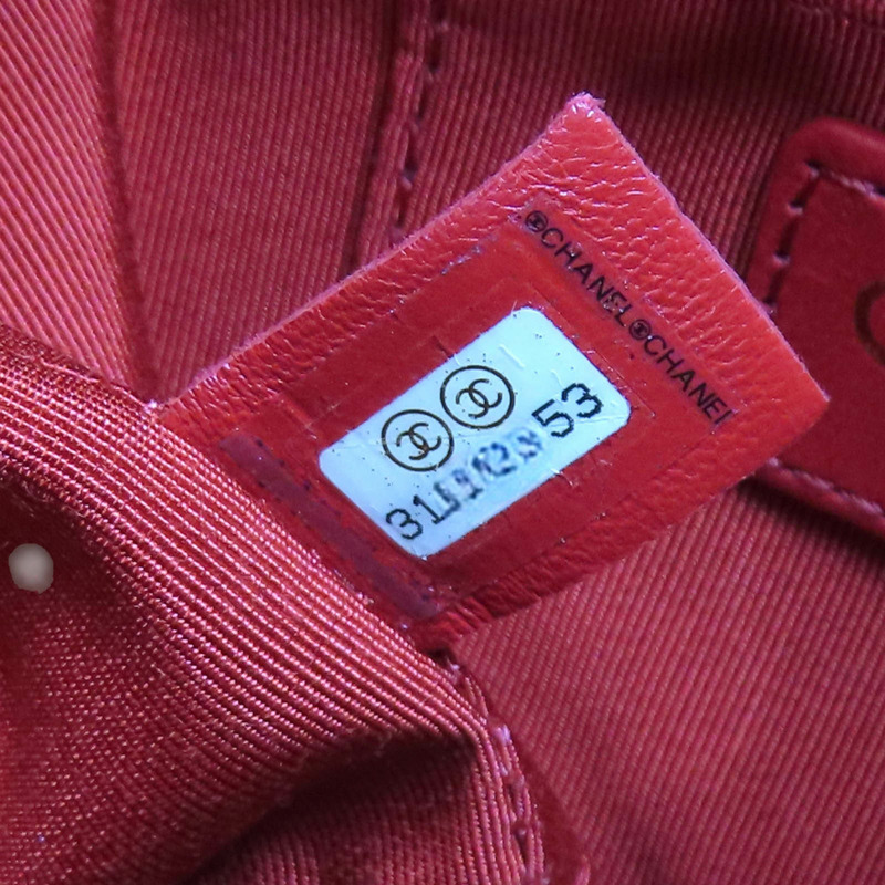 紅色 羊皮 菱格紋 水桶包 肩背包【CHANEL 香奈兒】-8