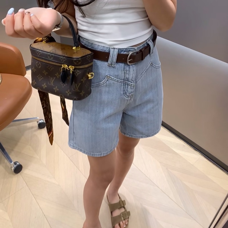 【近年大熱長盒子‼️全網最低價】LV Vanity老花小號化妝包 鏈條拼色老花化妝盒包-1