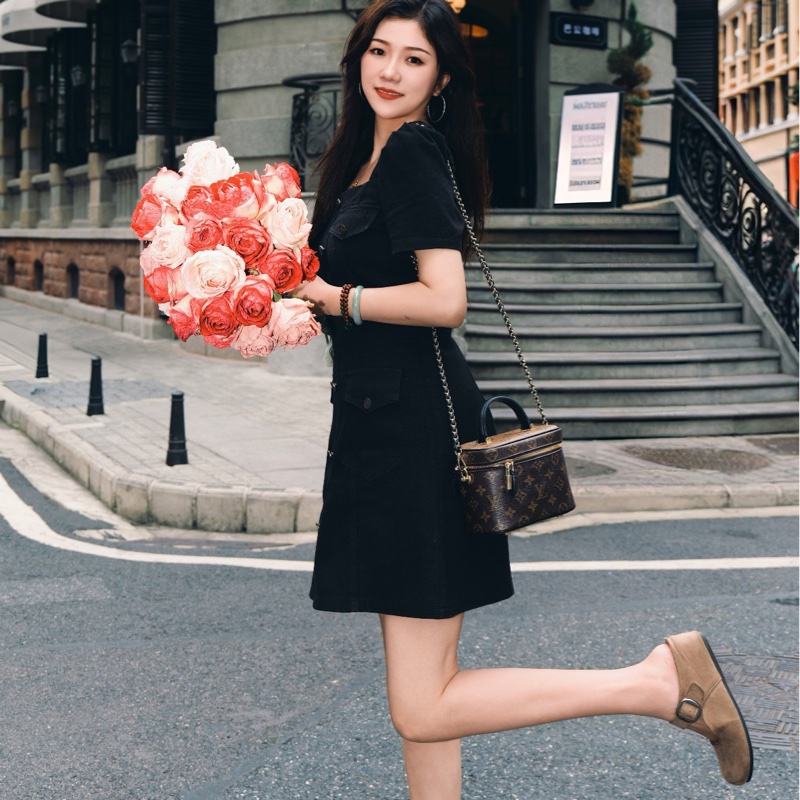 【近年大熱長盒子‼️全網最低價】LV Vanity老花小號化妝包 鏈條拼色老花化妝盒包-2