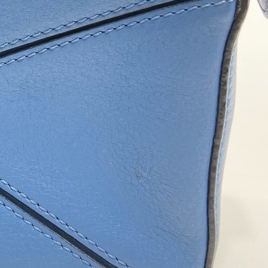 LOEWE/罗意威 puzzle 幾何包mini深藍色 尺寸：18*11*7 附件：塵袋 肩帶-10