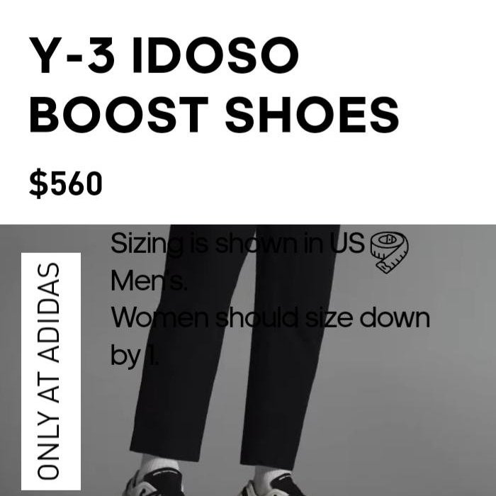 💎Han's house精品服飾💎 Y-3 IDOSO BOOST Y3 鞋 山本耀司 GW8644 現貨 UK 8 原價17500-1