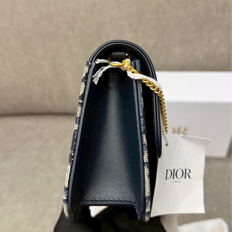 DIOR經典老花掀蓋側背包-4