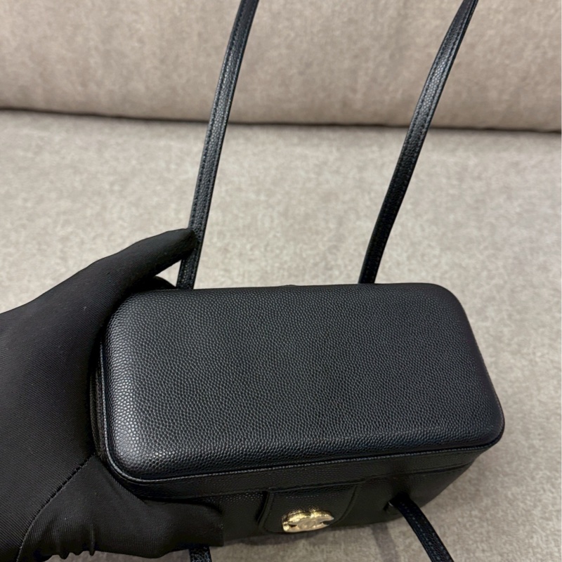 香奈兒26p新款黑盒子包-8