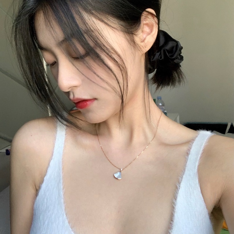 【全網稀有大號💖經典保值✨狀況完美‼️】Bvlgari 寶格麗 Divas Dream 白貝母扇子大號項鍊-1