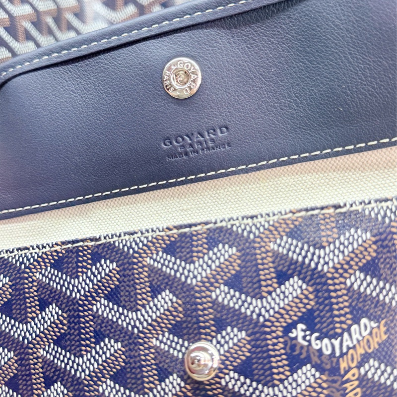 Goyard Anjou GM 戈雅深藍色雙面牛皮大款購物袋-26