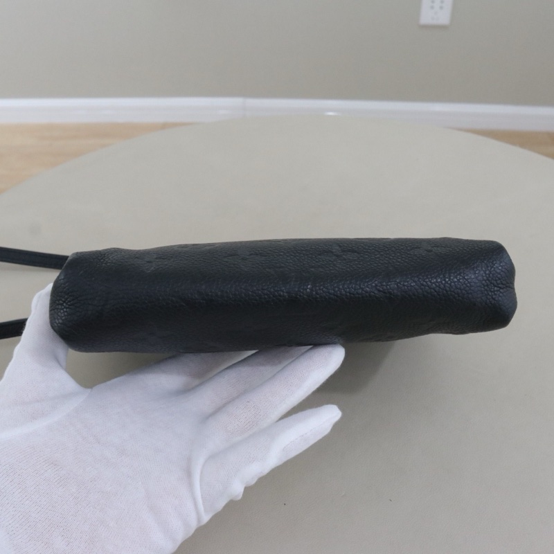 LouisVuitton小號pallas挎包 經典黑色老花牛皮壓紋,尺寸20*13.5,配件無-2