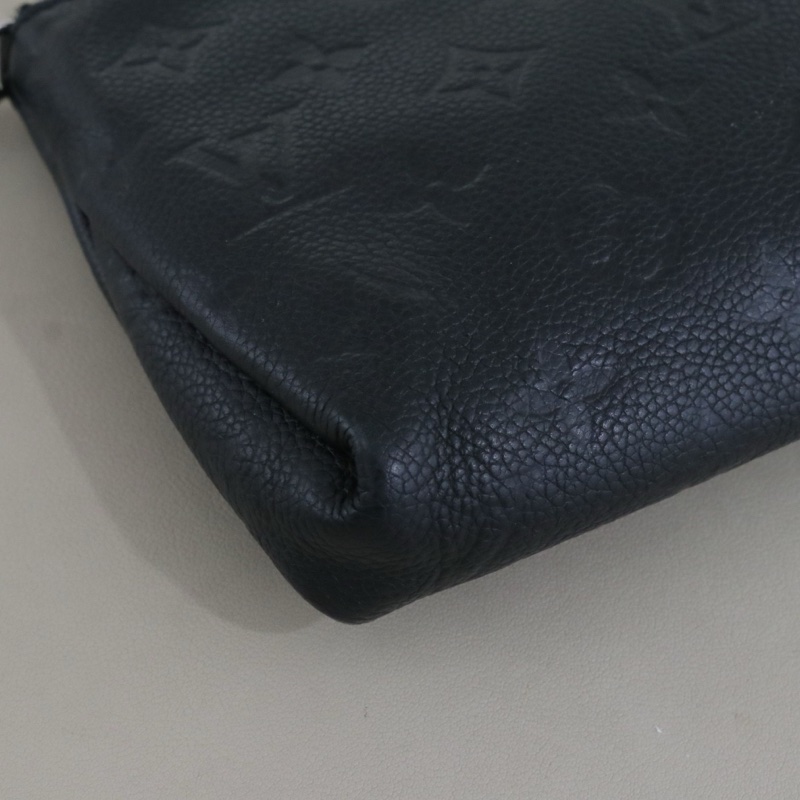 LouisVuitton小號pallas挎包 經典黑色老花牛皮壓紋,尺寸20*13.5,配件無-3