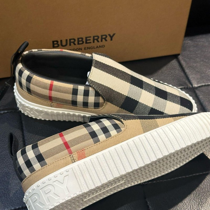 💎Han's house精品服飾💎burberry 格紋 懶人鞋 鞋 現貨 35-2
