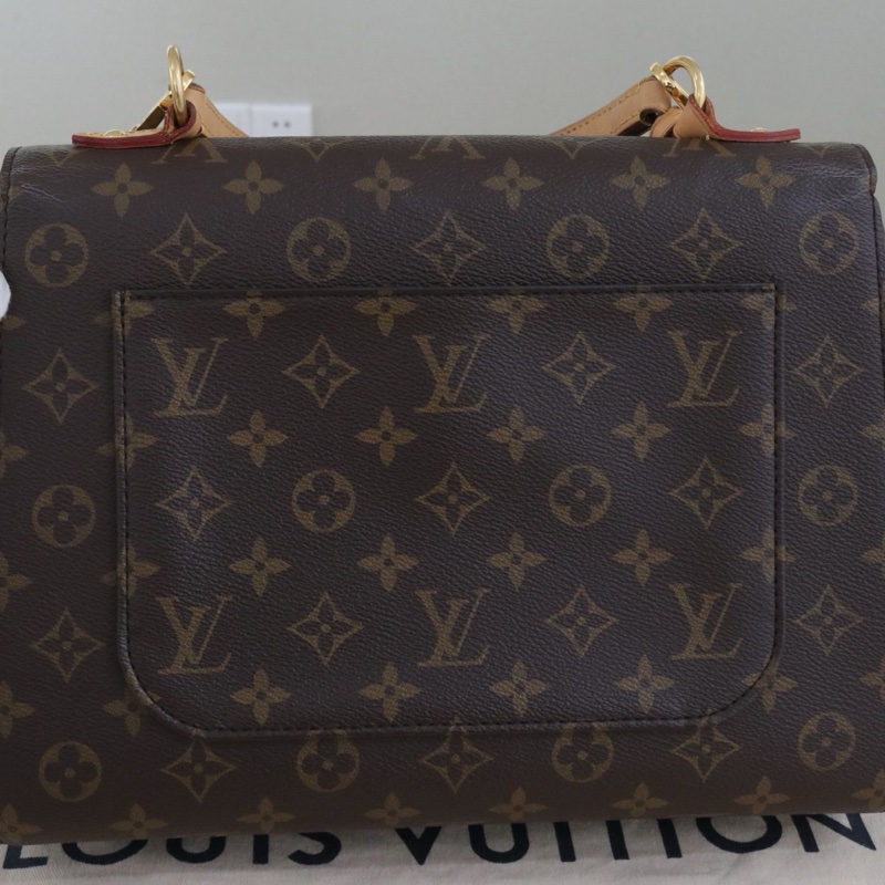Louis Vuitton Cluny 中號，僅輕微使用，一處輕微吸色如圖， 尺寸32*24*12.5，配件防塵袋。-1