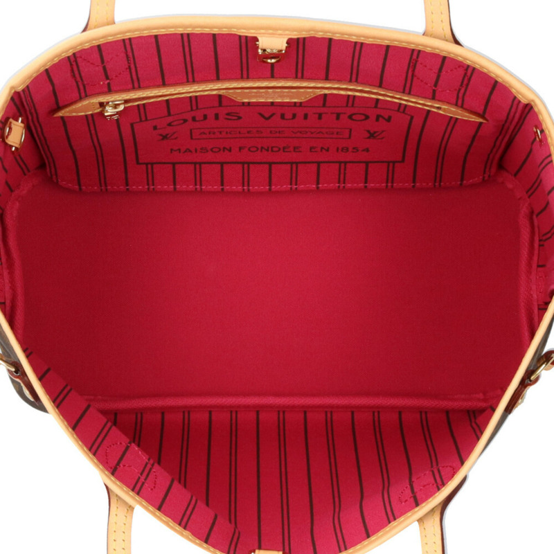 路易威登 Neverfull PM Monogram 帆布手提包，棕色 M41245，女士 LOUIS VUITTON-5