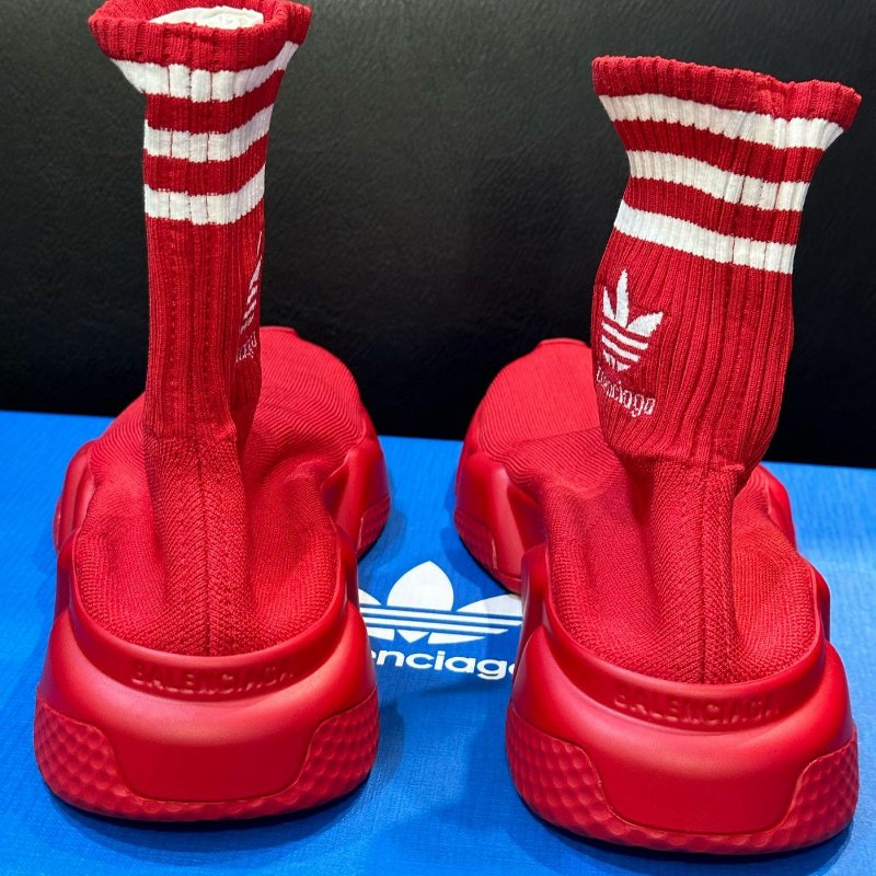 💎Han's house精品服飾💎 Balenciaga 聯名 ADIDAS 巴黎世家 TRAINERS 針織襪套球鞋 現貨 36 37原價31700-1