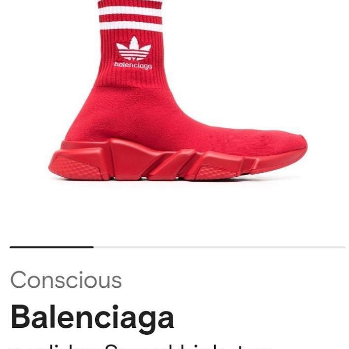 💎Han's house精品服飾💎 Balenciaga 聯名 ADIDAS 巴黎世家 TRAINERS 針織襪套球鞋 現貨 36 37原價31700-3