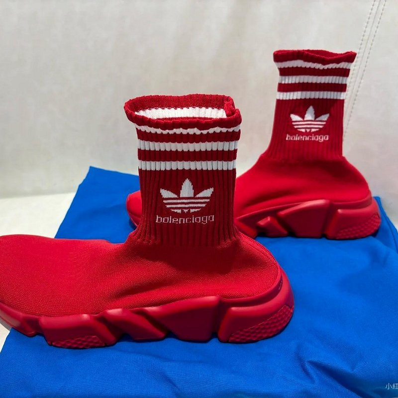 💎Han's house精品服飾💎 Balenciaga 聯名 ADIDAS 巴黎世家 TRAINERS 針織襪套球鞋 現貨 36 37原價31700-8