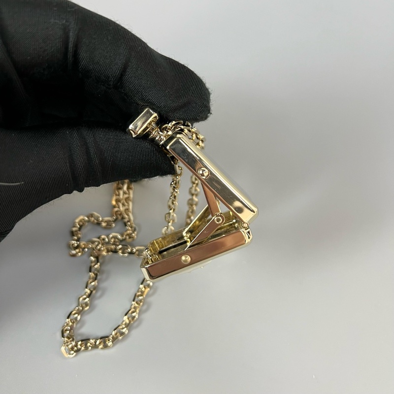 【98新 ✨ 全網最低價！】Chanel/香奈兒 潮人必備 Chanel香水瓶包 項鍊 可打開-5