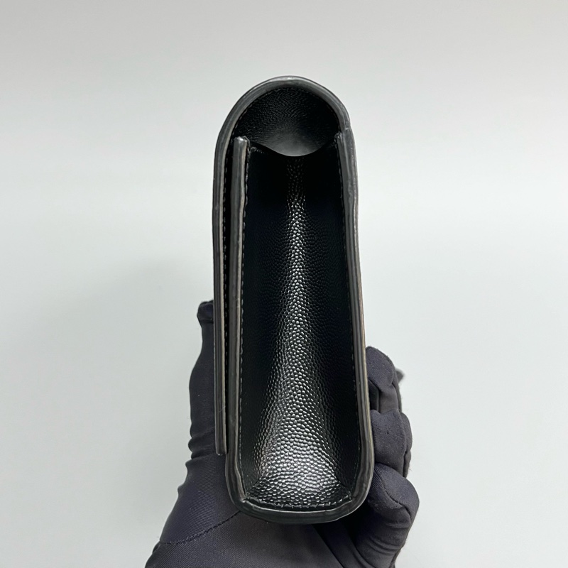 【98新 ✨ 全網最低價！】YSL/聖羅蘭 魚子醬皮 黑金經典款 手拿晚宴包-7