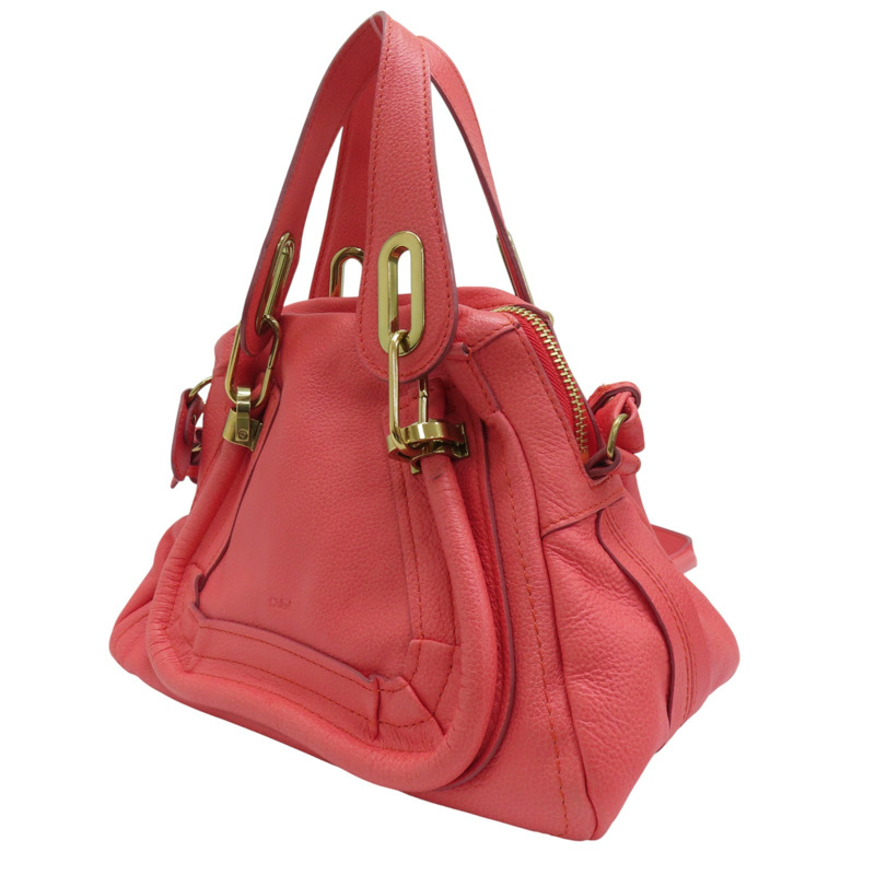 橘色 牛皮 Paraty PM 兩用包【Chloe 克羅伊】 3S0024-043-2