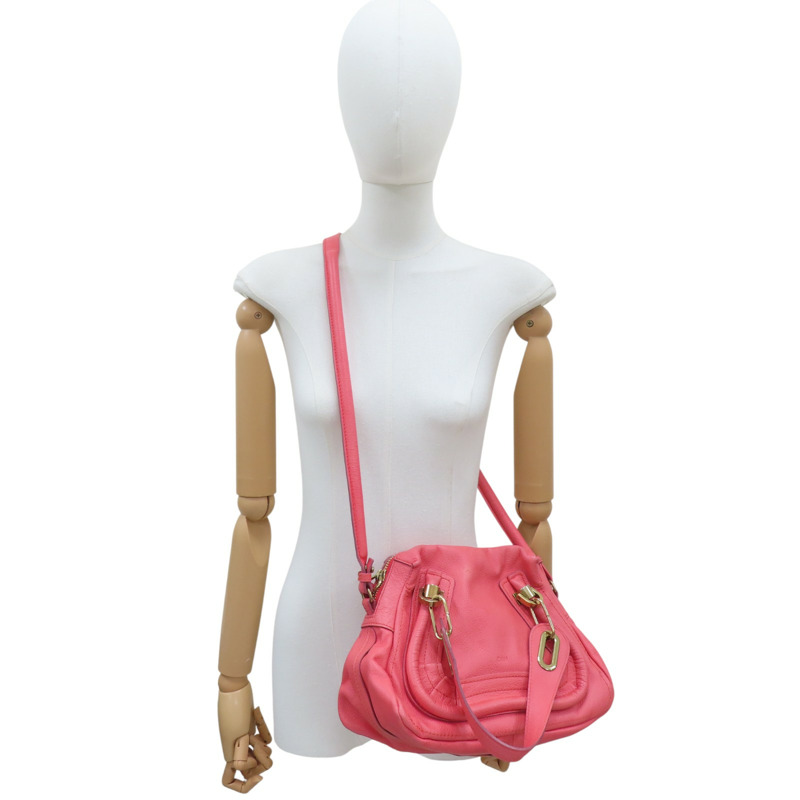 橘色 牛皮 Paraty PM 兩用包【Chloe 克羅伊】 3S0024-043-8