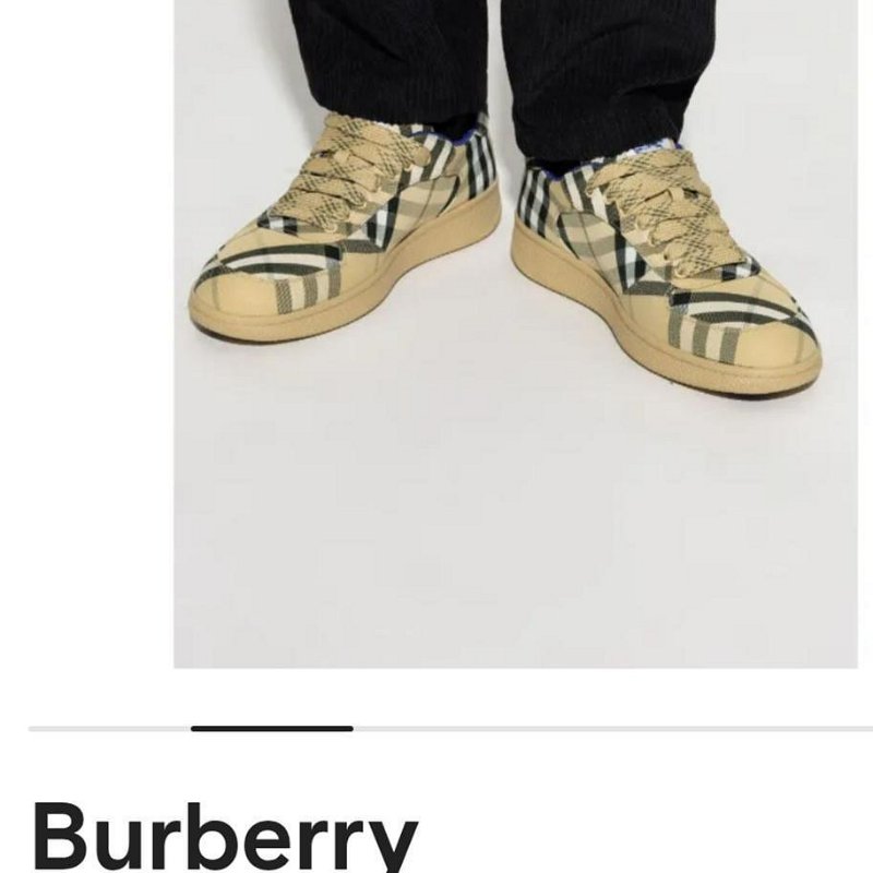 💎Han's house精品服飾💎BURBERRY 格紋鞋 原價23300-5