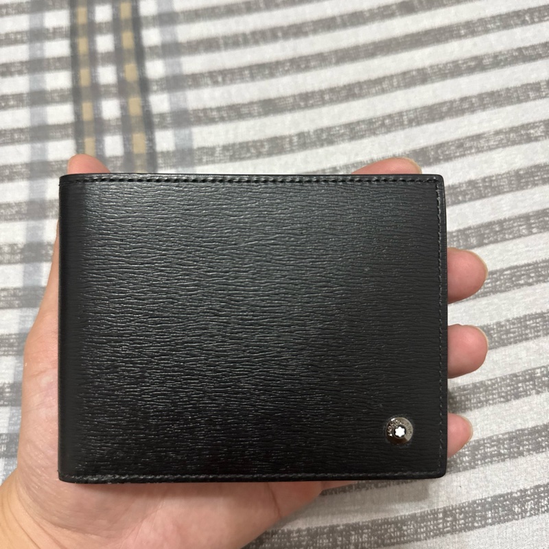 萬寶龍9成新短夾-5