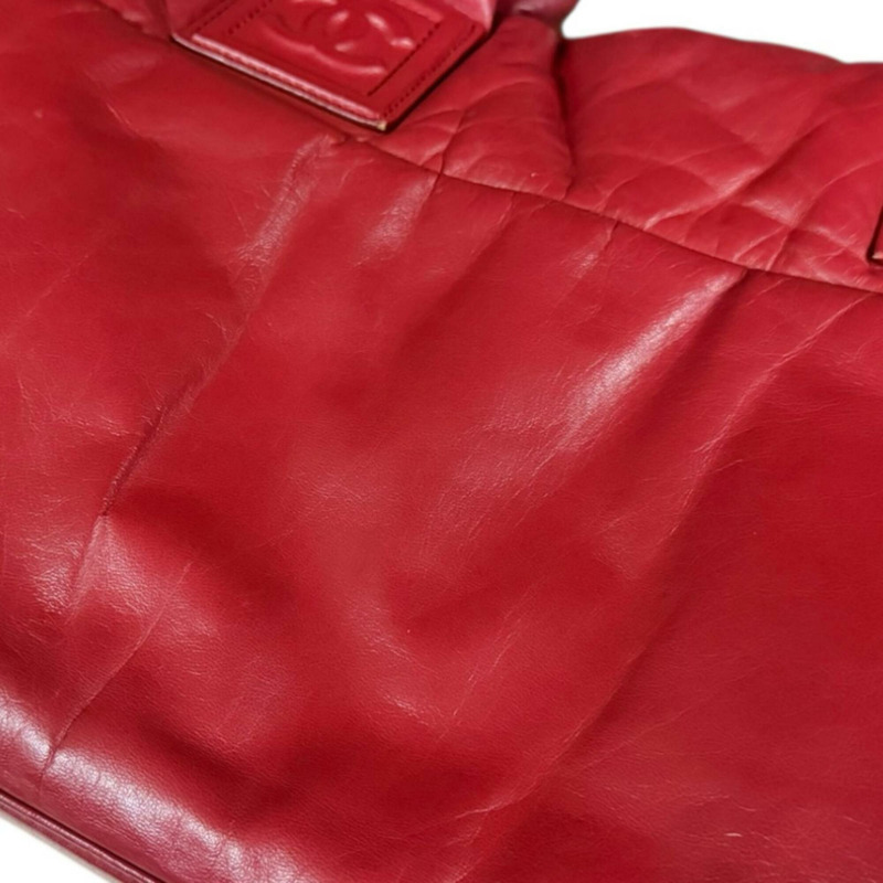 香奈兒雙面小號手提包，Coco Cocoon 皮革 A47108 紅色，女士 CHANEL-11