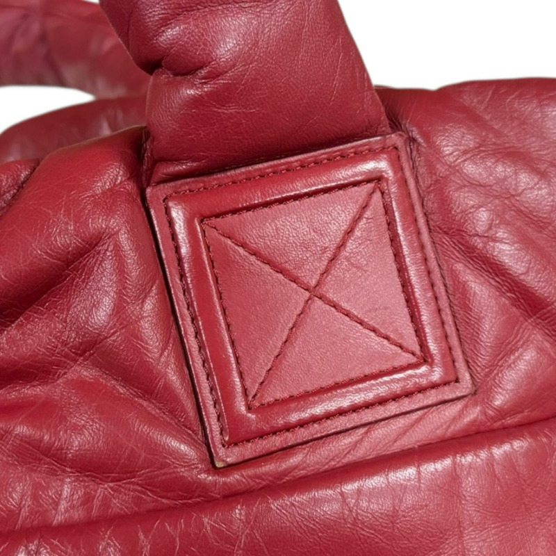 香奈兒雙面小號手提包，Coco Cocoon 皮革 A47108 紅色，女士 CHANEL-12