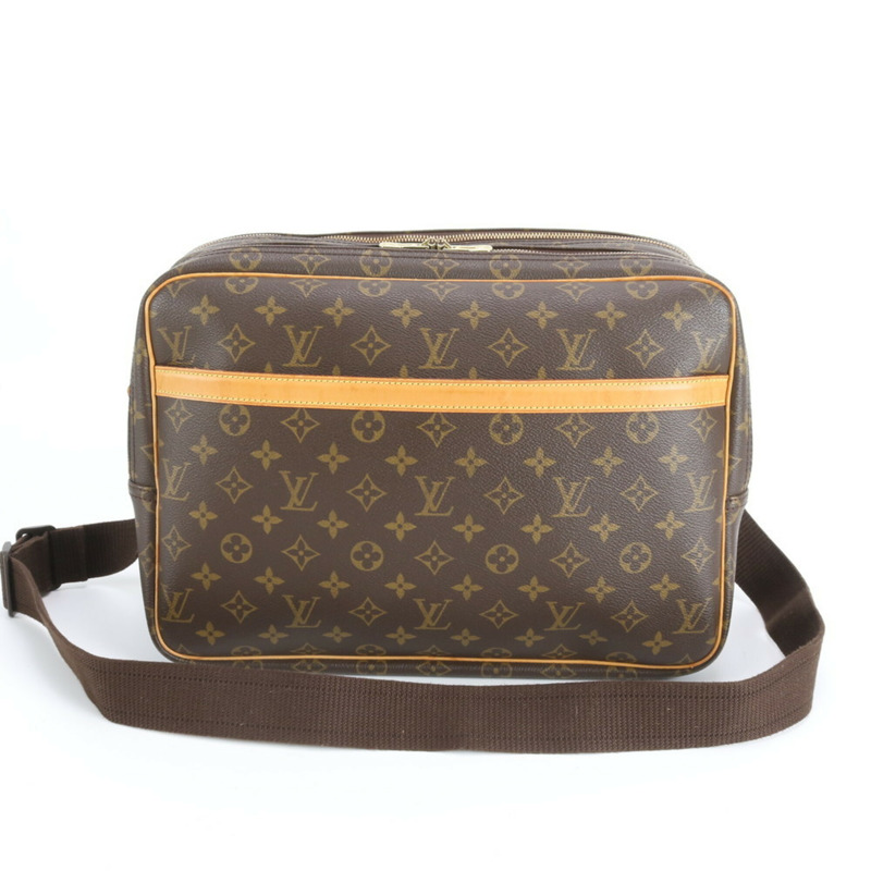 路易威登 Monogram Reporter GM M45252 男士真皮單肩斜背包-0