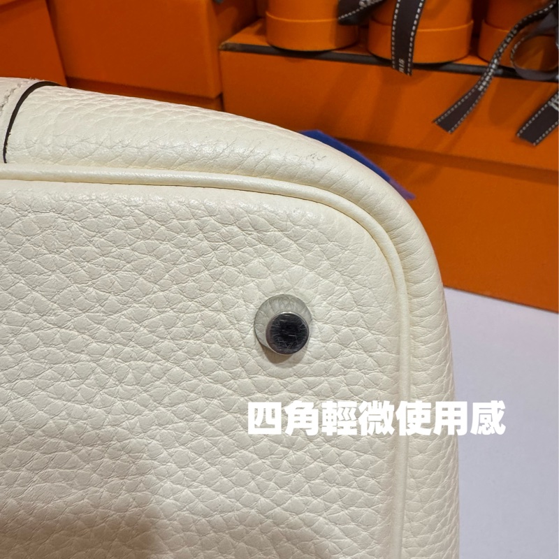 Hermes Picotin22 菜籃子奶油白Z 刻 🧀-7