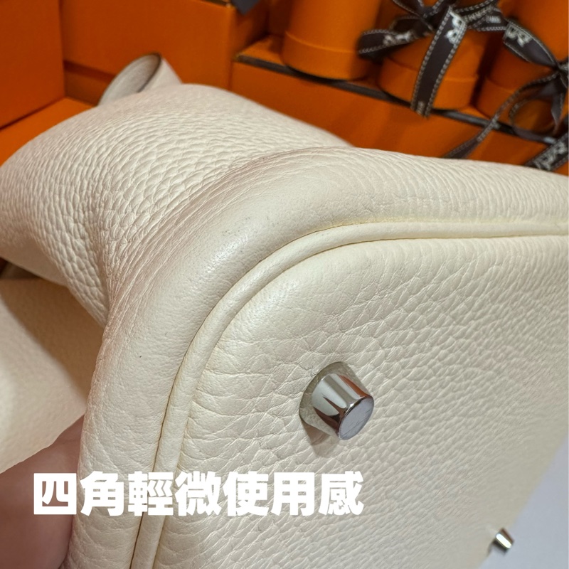 Hermes Picotin22 菜籃子奶油白Z 刻 🧀-8