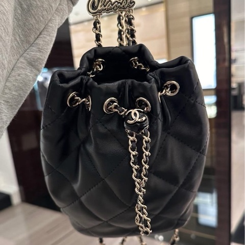 CHANEL 24SS Jennie同款mini後背包 🖤