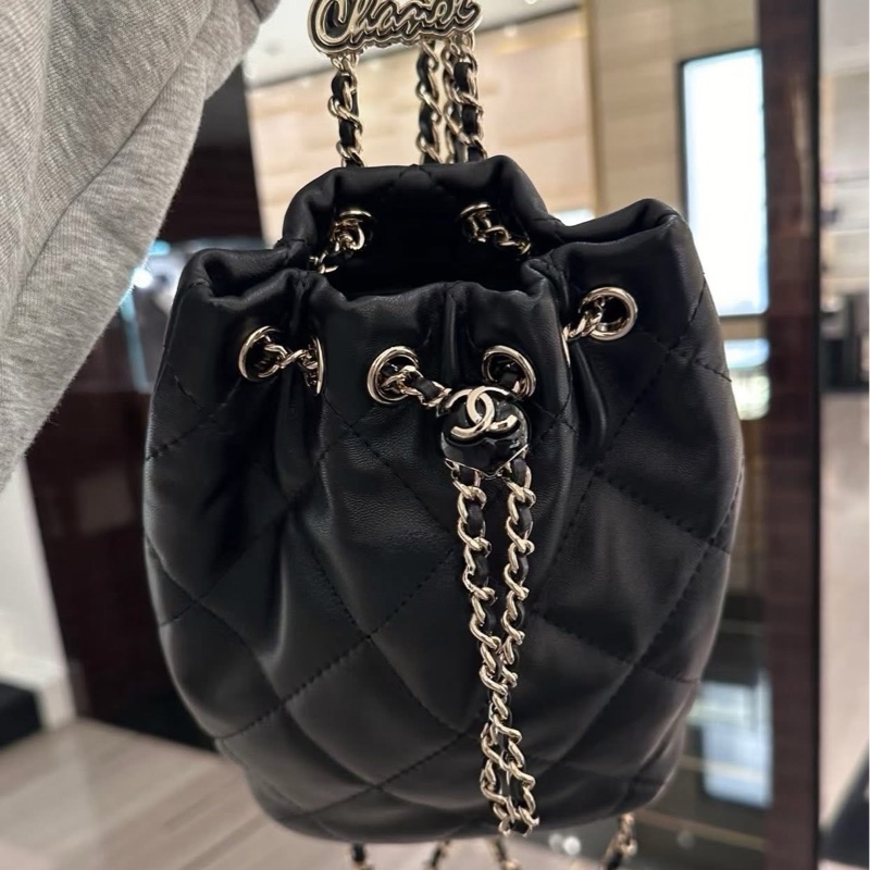 CHANEL 24SS Jennie同款mini後背包 🖤-0