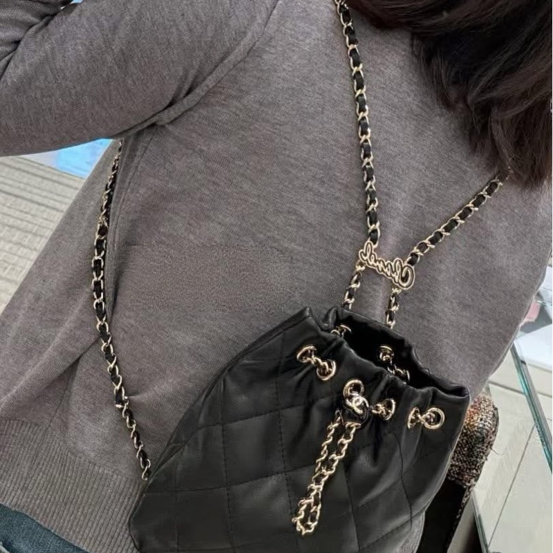 CHANEL 24SS Jennie同款mini後背包 🖤-1