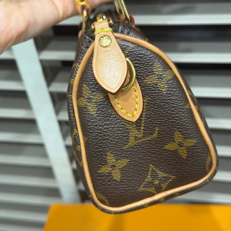 全配2023晶片新款❤️ lv #speedy #nano #老花 #枕頭包-8