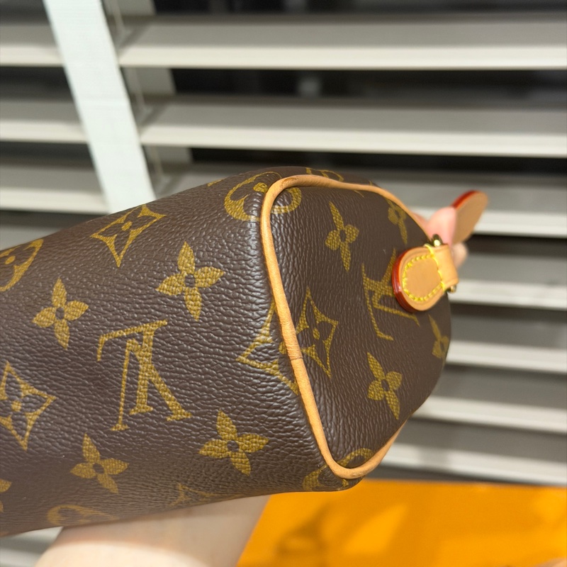 全配2023晶片新款❤️ lv #speedy #nano #老花 #枕頭包-12