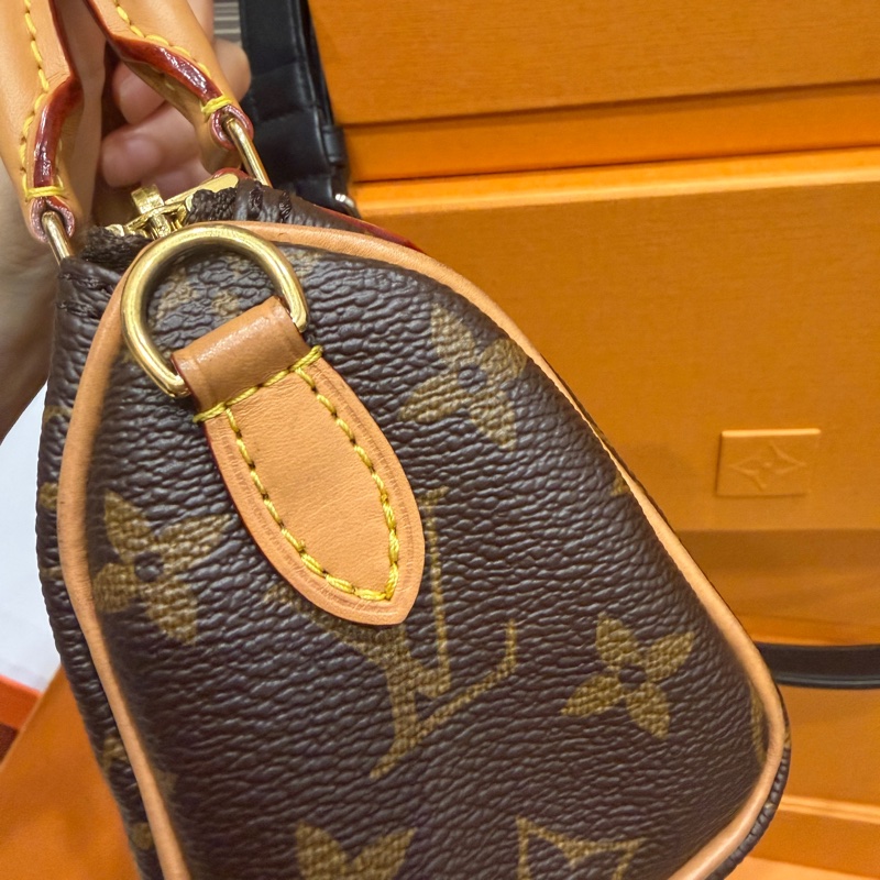 全配2023新款❤️ lv #speedy #nano #老花 #枕頭包-28