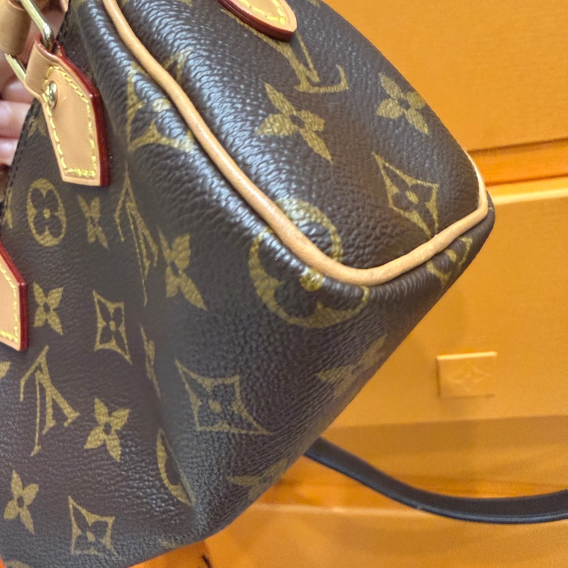 全配2023新款❤️ lv #speedy #nano #老花 #枕頭包-30