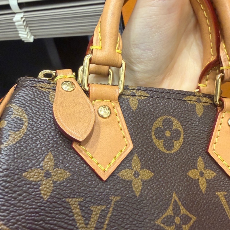 全配2023新款❤️ lv #speedy #nano #老花 #枕頭包-33