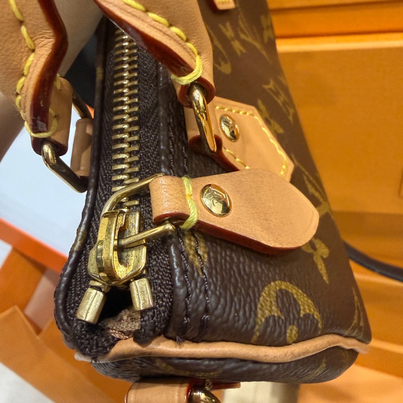 全配2023新款❤️ lv #speedy #nano #老花 #枕頭包-34