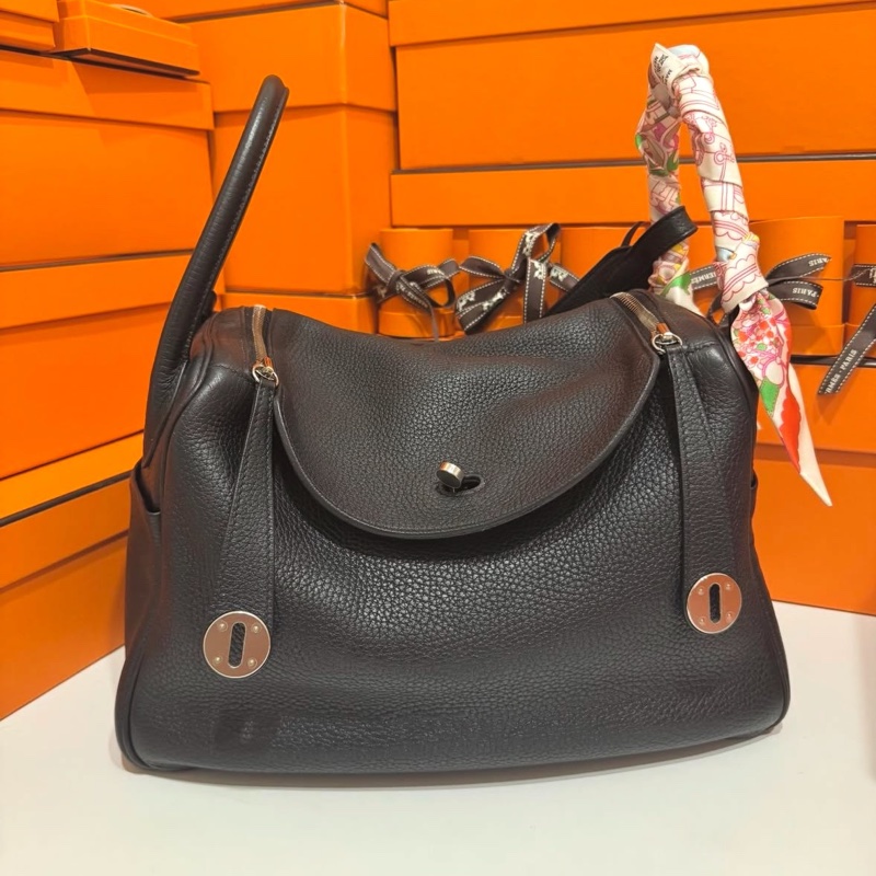 Hermes Lindy30 TC皮 黑銀A刻 🖤-1