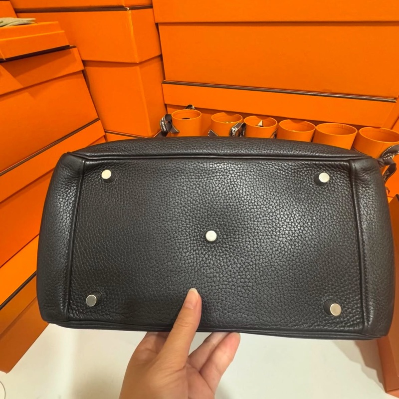 Hermes Lindy30 TC皮 黑銀A刻 🖤-10