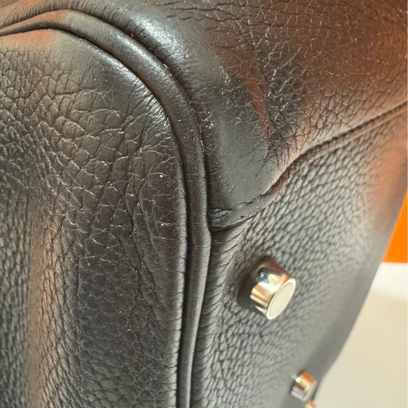 Hermes Lindy30 TC皮 黑銀A刻 🖤-11