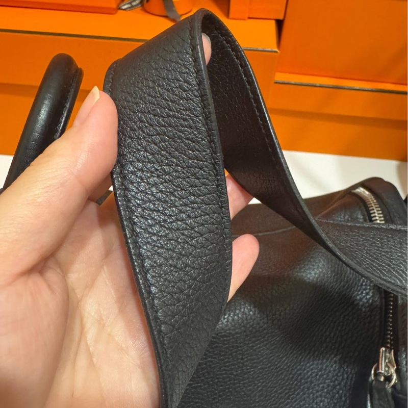 Hermes Lindy30 TC皮 黑銀A刻 🖤-12