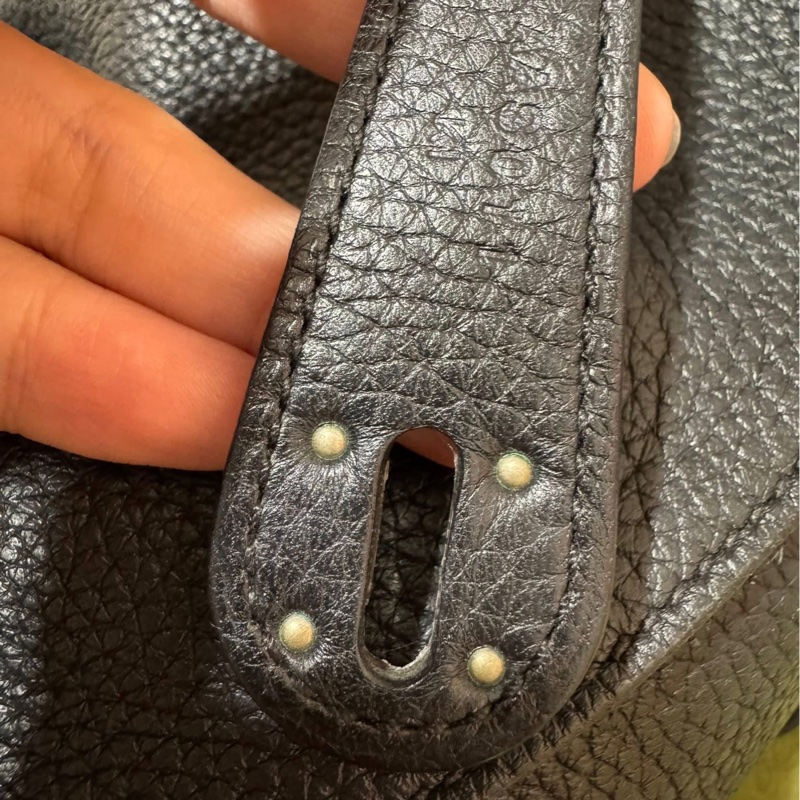 Hermes Lindy30 TC皮 黑銀A刻 🖤-15