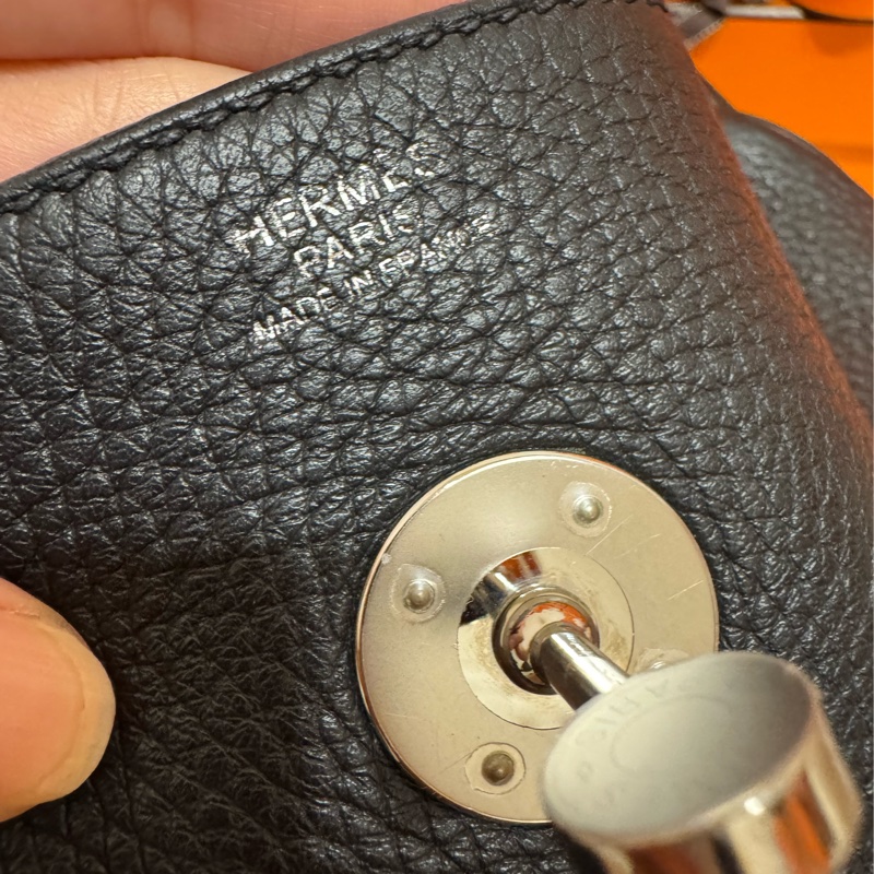 Hermes Lindy30 TC皮 黑銀A刻 🖤-12