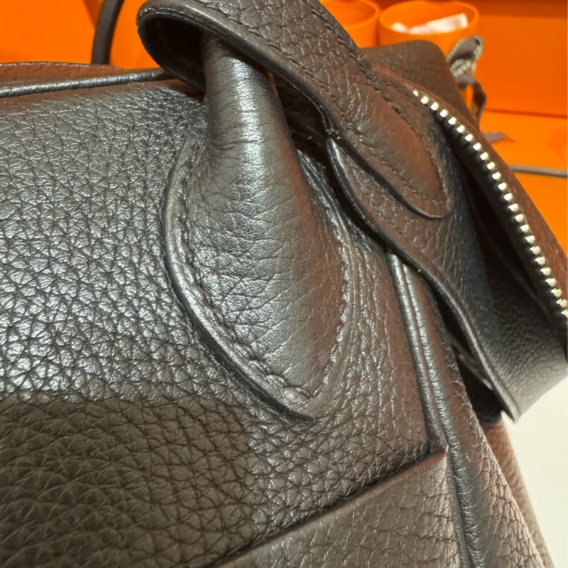 Hermes Lindy30 TC皮 黑銀A刻 🖤-14