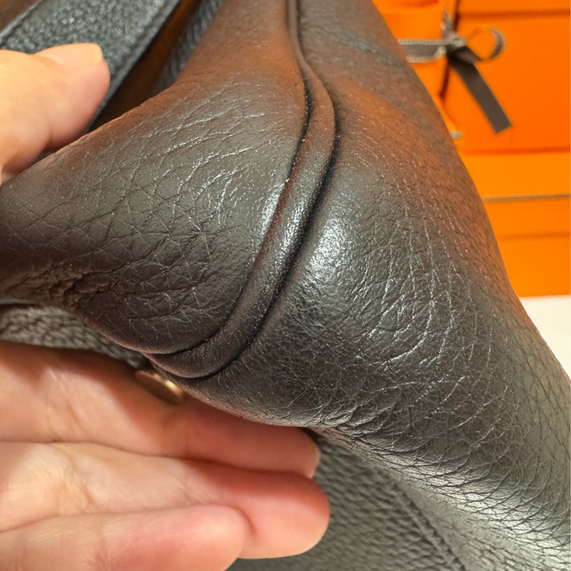 Hermes Lindy30 TC皮 黑銀A刻 🖤-21